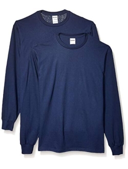 Men's Cotton Solid Regular Fit Long-Sleeve T-Shirt