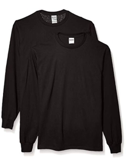 Men's Cotton Solid Regular Fit Long-Sleeve T-Shirt