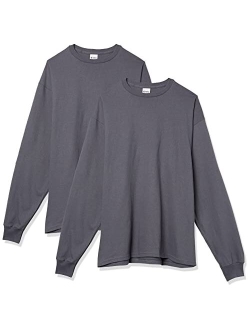 Men's Cotton Solid Regular Fit Long-Sleeve T-Shirt