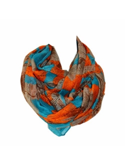 Scarf Tradinginc Floral Light Weight X Large Infinity Scarf