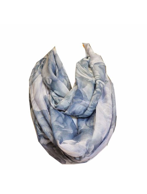 Scarf Tradinginc Floral Light Weight X Large Infinity Scarf