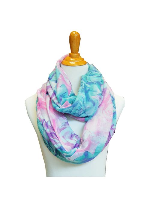 Scarf Tradinginc Floral Light Weight X Large Infinity Scarf