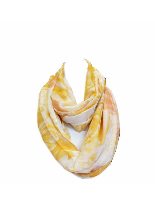 Scarf Tradinginc Floral Light Weight X Large Infinity Scarf