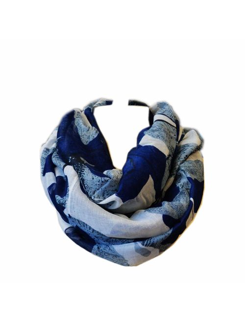 Scarf Tradinginc Floral Light Weight X Large Infinity Scarf