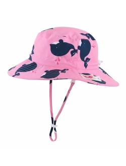 Home Prefer Kids UPF50+ Safari Sun Hat Breathable Bucket Hat Summer Play Hat