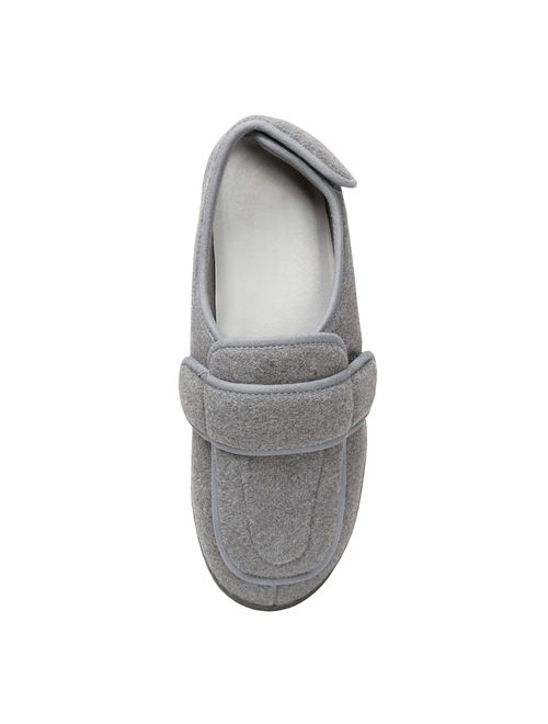 Foamtreads Men's Extra-Depth Wool Slippers for Swollen Feet