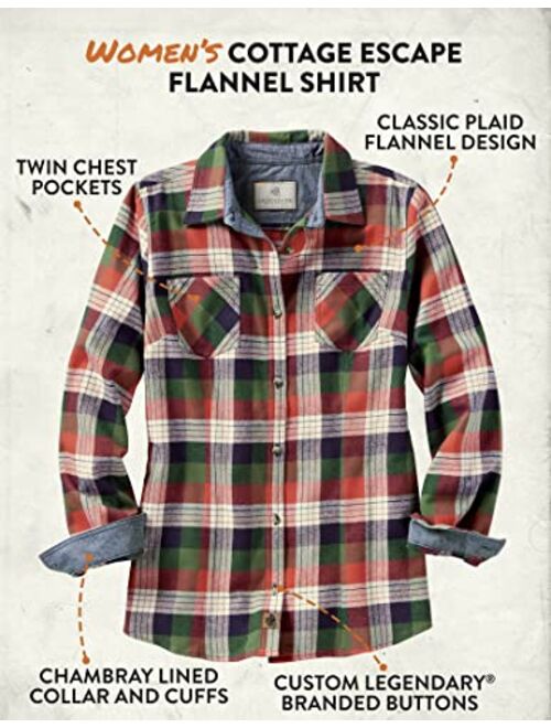 Legendary Whitetails Women's Cottage Escape Flannel Shirt