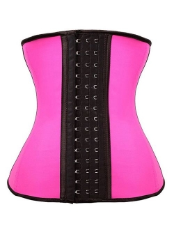 YIANNA Underbust Latex Sport Girdle Waist Trainer Corsets Hourglass Body Shaper