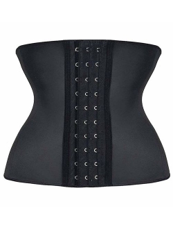 YIANNA Underbust Latex Sport Girdle Waist Trainer Corsets Hourglass Body Shaper