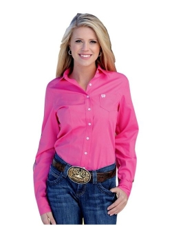 Women's Solid Long Sleeve Shirt