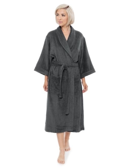 Women's Luxury Terry Cloth Bathrobe - Bamboo Viscose Robe by Texere (Ecovaganza)