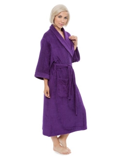 Women's Luxury Terry Cloth Bathrobe - Bamboo Viscose Robe by Texere (Ecovaganza)