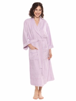 Women's Luxury Terry Cloth Bathrobe - Bamboo Viscose Robe by Texere (Ecovaganza)