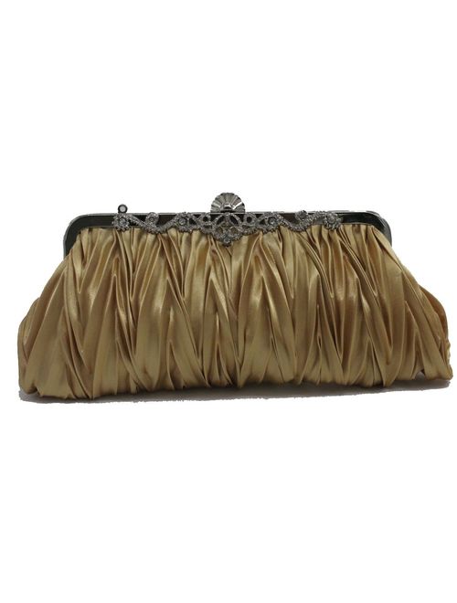 Kingluck Silk Cocktail Evening Handbags/Clutches in Gorgeous Silk More Colors Availabl