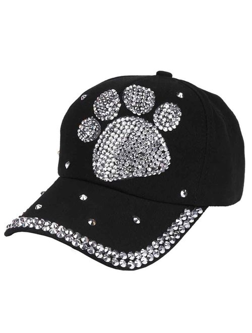 Funbase Children Outdoor Sports Star Shaped Bling Baseball Hiking Cap