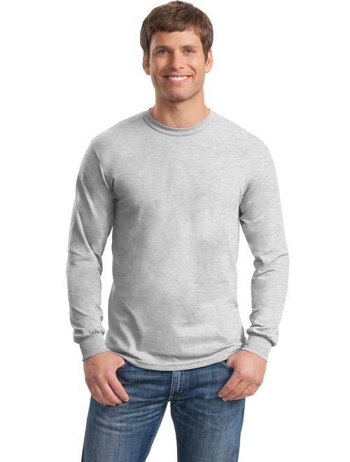 Gildan Heavy Cotton 100% Cotton Long Sleeve T-Shirt.