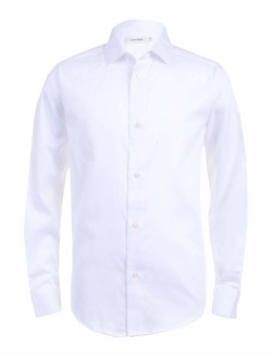 Boys' Long Sleeve Sateen Dress Shirt