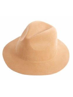 Kids Girl's Vintage Dome 100% Wool Felt Bowler Cap Floppy Hat Bow