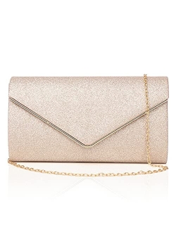 Labair Shining Envelope Clutch Purses for Women Evening Purses and Clutches For Wedding Party