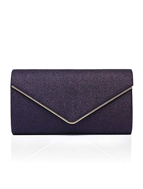 Labair Shining Envelope Clutch Purses for Women Evening Purses and Clutches For Wedding Party