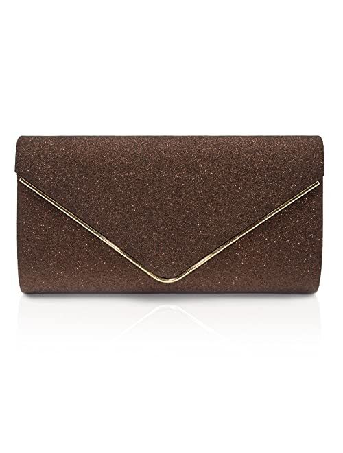 Labair Shining Envelope Clutch Purses for Women Evening Purses and Clutches For Wedding Party