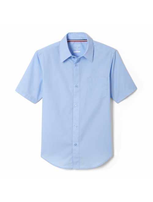 French Toast Boys' Short Sleeve Poplin Dress Shirt