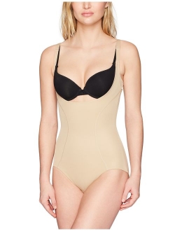 Flexees Women's Ultimate Slimmer Wear Your Own Bra Body Briefer