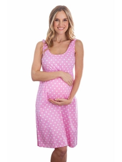 Baby Be Mine 2 in 1 Maternity Nursing Nightgown Nightdress Hospital Bag Must Have, Pregnancy Breastfeeding