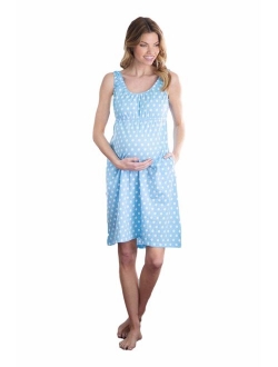 Baby Be Mine 2 in 1 Maternity Nursing Nightgown Nightdress Hospital Bag Must Have, Pregnancy Breastfeeding