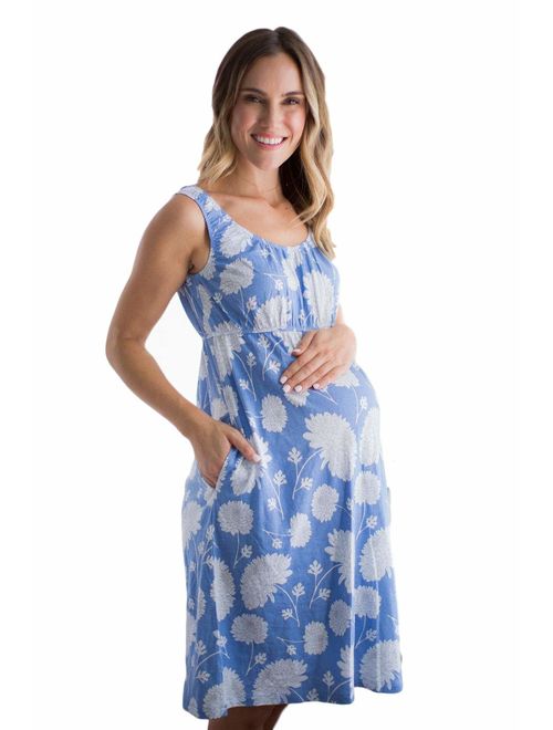 Baby Be Mine 2 in 1 Maternity Nursing Nightgown Nightdress Hospital Bag Must Have, Pregnancy Breastfeeding