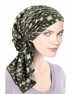 Bella Scarf Chemo Hat Turban Head Scarves Pre-Tied Headwear Bandana Tichel for Cancer