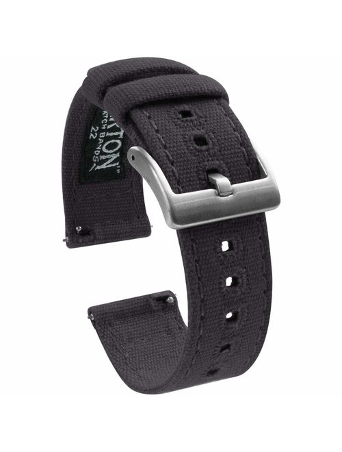 BARTON Watch Bands Canvas Quick Release Watch Straps 