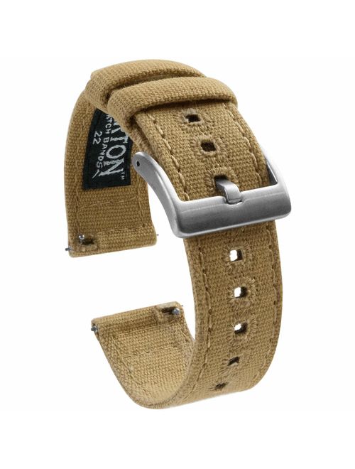 BARTON Watch Bands Canvas Quick Release Watch Straps 