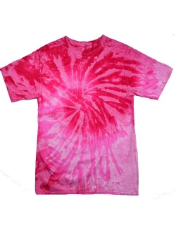 Colortone Youth & Adult Short Sleeve Crew Neck Tie Dye T-Shirt