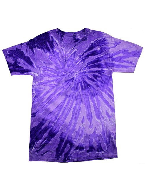 Colortone Youth & Adult Short Sleeve Crew Neck Tie Dye T-Shirt