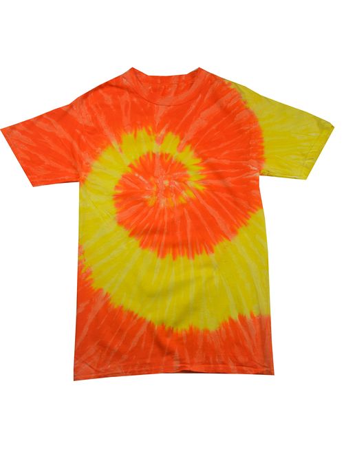 Colortone Youth & Adult Short Sleeve Crew Neck Tie Dye T-Shirt