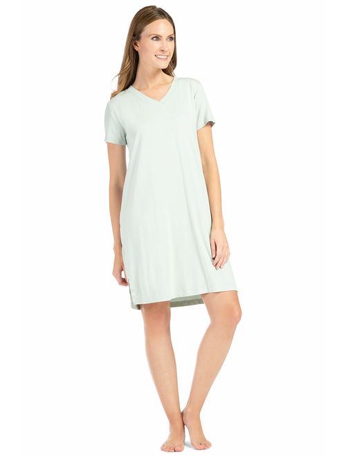 Fishers Finery Women's Tranquil Dreams V-Neck Sleep Shirt