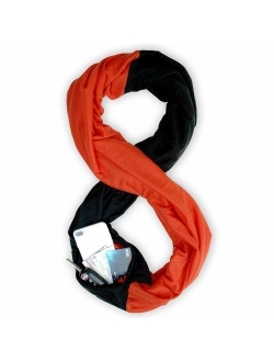 WAYPOINT GOODS Travel Scarf // Infinity Scarf w/Secret Hidden Zipper Pocket