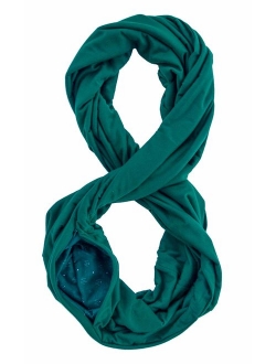 WAYPOINT GOODS Travel Scarf // Infinity Scarf w/Secret Hidden Zipper Pocket