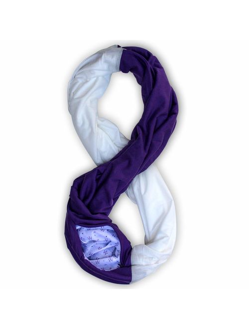 WAYPOINT GOODS Travel Scarf // Infinity Scarf w/Secret Hidden Zipper Pocket