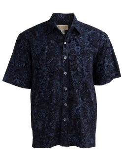 Johari West Antigua Summer Tropical Hawaiian Batik Shirt