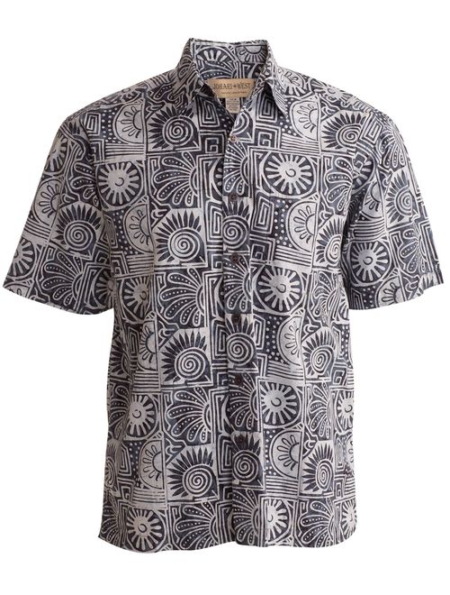 Johari West Antigua Summer Tropical Hawaiian Batik Shirt