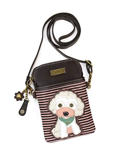 Chala Crossbody Cell Phone Purse - Women PU Leather Multicolor Handbag with Adjustable Strap