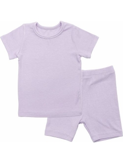 AVAUMA Newborn Baby Little Boys Girls Snug-Fit Pajamas Summer Winter Short/Long Sleeve Sets Pjs Kids Clothes