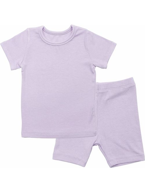 AVAUMA Newborn Baby Little Boys Girls Snug-Fit Pajamas Summer Winter Short/Long Sleeve Sets Pjs Kids Clothes