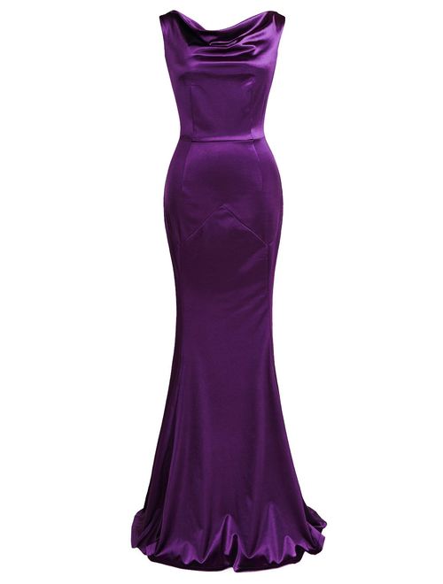 MUXXN Women's 30s Brief Elegant Mermaid Evening Dress