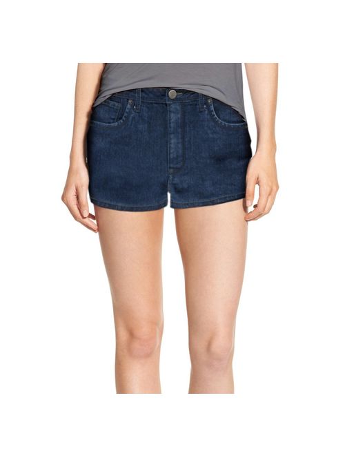 Hybrid & Company Womens 3 inch Reg 5 inch Plus Inseam Denim Shorts