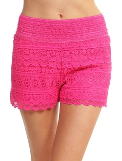 ToBeInStyle Women's Lace Shorts