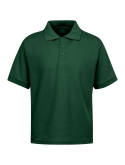 Premium Boys School Uniform Short Sleeve Stain Guard Polo Shirt