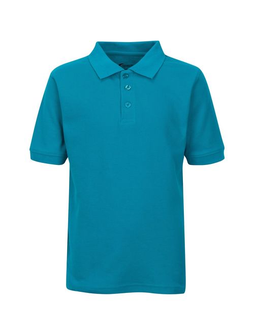 Premium Boys School Uniform Short Sleeve Stain Guard Polo Shirt